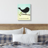 Laat je hart niet versteld staan van bijbelse vers canvas afdruk (Insitu (Slaapkamer))