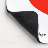 Laat je hart niet versteld staan van Mousepad. Muismat (Hoek)