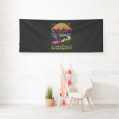 Laat je hart wandelen in het tempo van een teckel spandoek (Insitu)