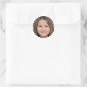 Laat je hart zingen ronde sticker (Tas)