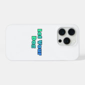 Laat je hond iPhone hoesje (Achterkant horizontaal)