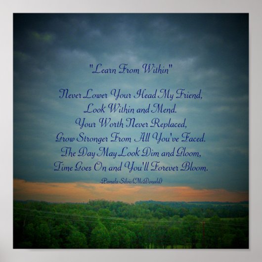 Laat je hoofd nooit zakken... poster (Voorkant)