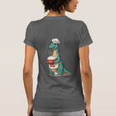 "Laat je horen, één ontwerp per keer." T-Shirt (Achterkant)