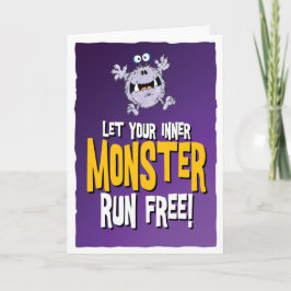 laat je innerlijk monster vrij! kaart