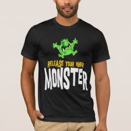 Laat je innerlijk monster vrij t-shirt