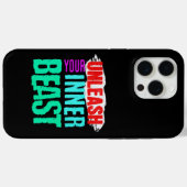 "Laat je innerlijke beest los" Case-Mate iPhone Case (Achterkant (horizontaal))