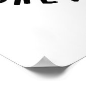 Laat je innerlijke Brewty stralen grappige koffie  Poster (Hoek)