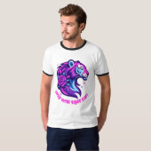 Laat je innerlijke felle geest los 🐯 t-shirt (Voorkant volledig)