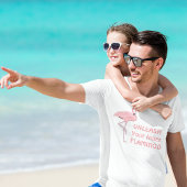 Laat je innerlijke flamingo los t-shirt