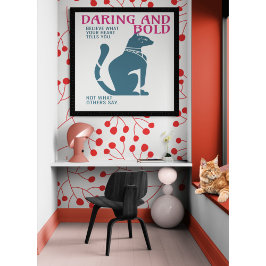 Laat je innerlijke gebrul in je geloven poster