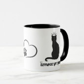 Laat je innerlijke koningin los! mok (Voorkant rechts)