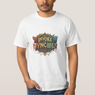 Laat je innerlijke kracht los: roep de onoverwinne t-shirt