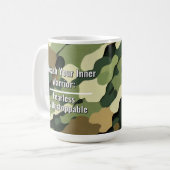 "Laat je innerlijke krijger los" Koffiemok (Voorkant links)