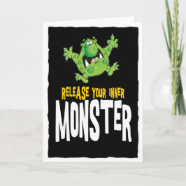 Laat je innerlijke monster los kaart