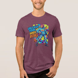 Laat je innerlijke rebel los - Tri-Blend shirt