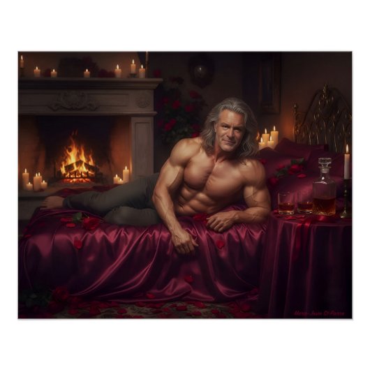Laat je innerlijke romanticus los perfect poster (Voorkant)