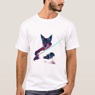 Laat je innerlijke samoerai vos los t-shirt