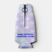 Laat je innerlijke Trump-fles grappig politiek los Flesjeskoeler (Achterkant)