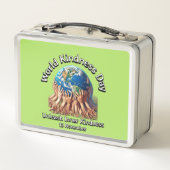 Laat je innerlijke vriendelijkheid los. Werelddag  (Achterkant)