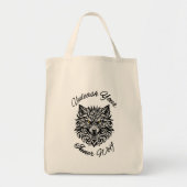 Laat je innerlijke wolf los tote bag (Voorkant)