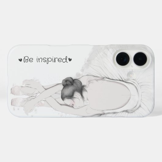 Laat je inspireren ballerina iPhone / iPad case (Achterkant (horizontaal))