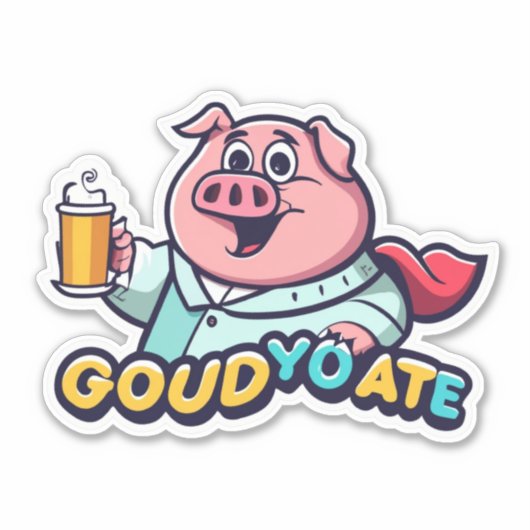 Laat je inspireren Ontdek Pig Stickers Sticker Gal (Voorkant)