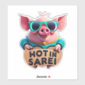 Laat je inspireren Ontdek Pig Stickers Sticker Gal (Vel)