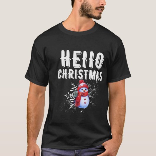 Laat je kerstviering hier speciaal mee zijn t-shirt (Voorkant)