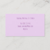 Laat je kind verteren visitekaartje (Achterkant)