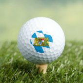 Laat je kleuren zien - Beieren/Beieren Golfballen (Insitu Shirt)