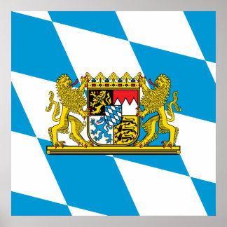 Laat je kleuren zien - Beieren/Beieren Poster