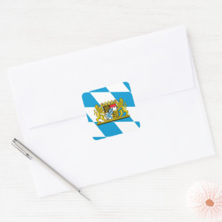 Laat je kleuren zien - Beieren/Beieren Vierkante Sticker