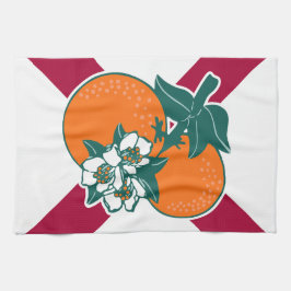 Laat je kleuren zien - Florida Theedoek