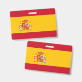 Laat je kleuren zien - Spanje Badge (Voor- en achterkant)