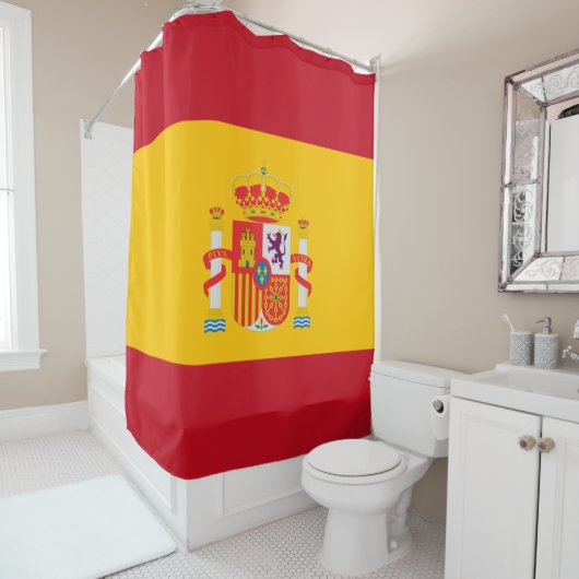 Laat je kleuren zien - Spanje Douchegordijn (In situ)