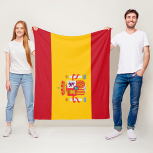 Laat je kleuren zien - Spanje Fleece Deken