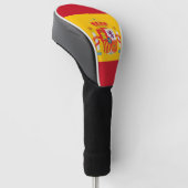 Laat je kleuren zien - Spanje Golfheadcover (Schuin)