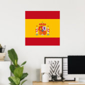 Laat je kleuren zien - Spanje Poster (Thuiskantoor)