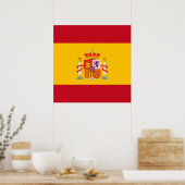 Laat je kleuren zien - Spanje Poster (Keuken)