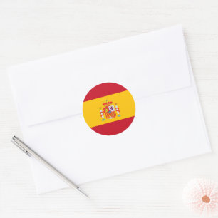 Laat je kleuren zien - Spanje Ronde Sticker