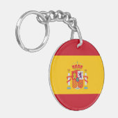 Laat je kleuren zien - Spanje Sleutelhanger (Voorkant Links)