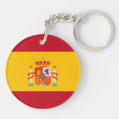 Laat je kleuren zien - Spanje Sleutelhanger (Achterkant)