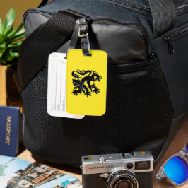 Laat je kleuren zien - Vlaanderen Bagagelabel