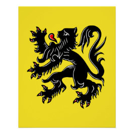 Laat je kleuren zien - Vlaanderen Perfect Poster