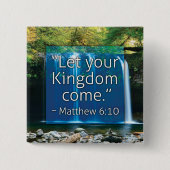 "Laat je koninkrijk komen" Button (Voorkant)