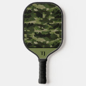 Laat je kracht los met camouflage pickleball paddle (Achterkant)