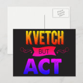 Laat je laatste kvetje hier los. briefkaart (Voorkant / Achterkant)