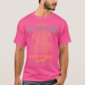 Laat je leeuw los Brandon in die longen Dus T-shirt