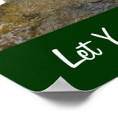 Laat je leven doorstromen poster (Hoek)