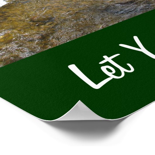 Laat je leven doorstromen poster (Hoek)